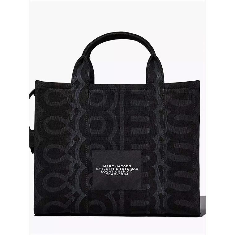 Marc Jacobs The Outline Monogram Medium Tote Bag, Black Multi